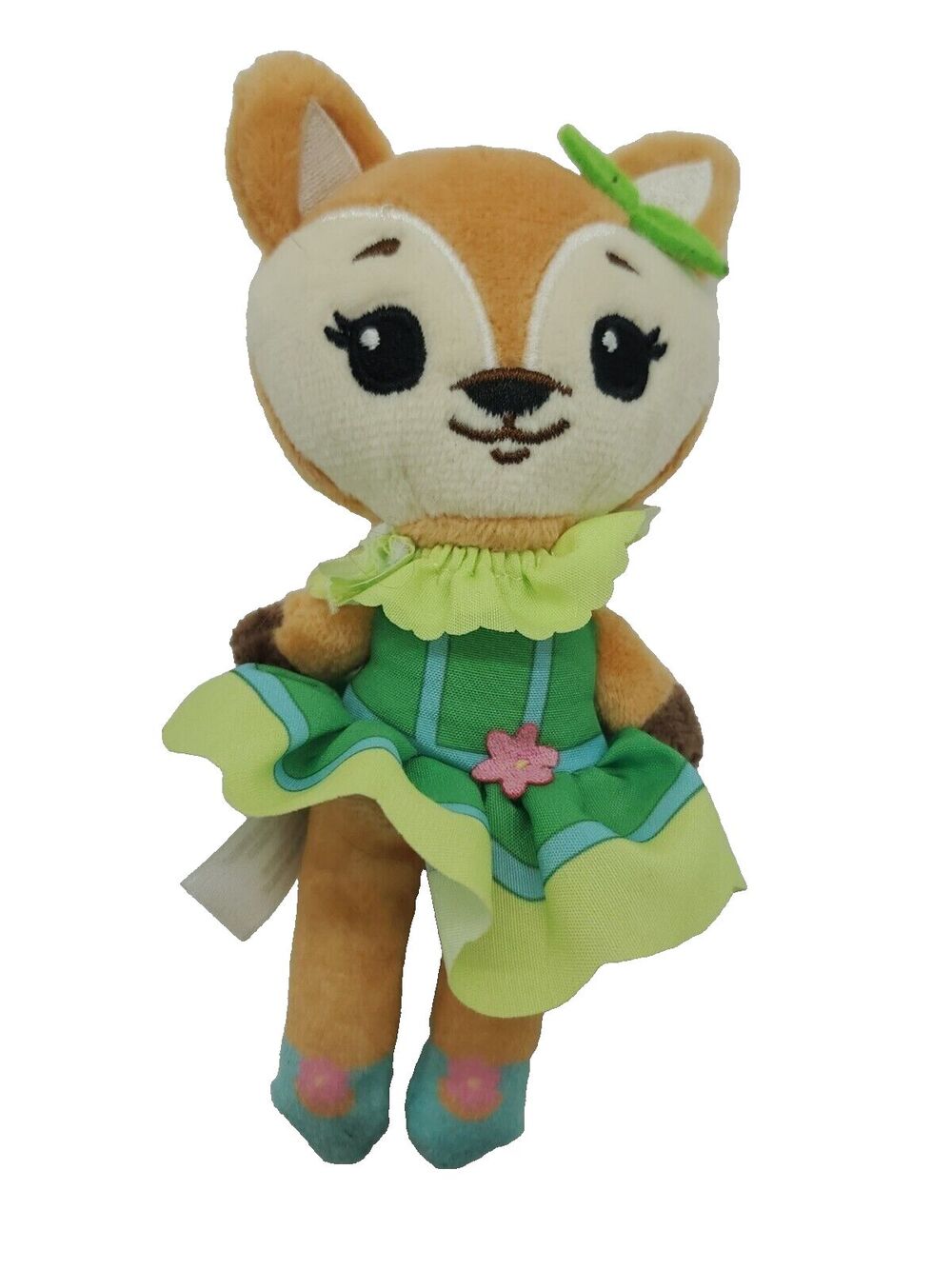 Kawaii Tiny Tukkins Plush Fox Stuffed Animal Toy Character Small Dressed